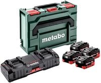 metabo Basis-Set 4 x LiHD 8,0 Ah ASC 145 Duo + mB &ndash; 685135000 &ndash; Akkuset f&uuml;r