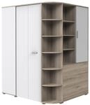 Wimex 399544 Joker Begehbarer Eckschrank mit Faltt&uuml;ren, Holzdekor, san