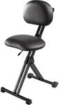 Certeo Mey Stehhilfe AF-SR-Comfort-KL, Modern, Schwarz, Kunstleder, Metall,