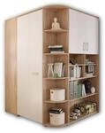 Stella Trading CORNER Begehbarer Eckkleiderschrank f&uuml;r Kinder- & Jugendzimmer -