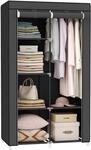 SONGMICS Kleiderschrank, Stoffschrank, 6 Ablagen, Verschiedene...