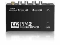 LD Systems PPA 2 Phono-Vorverstärker und Entzerrer LDPPA2, schwarz