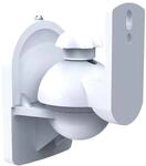 PureMounts Lautsprecherhalterung Wandhalterung neigbar schwenkbar 3,5 kg | 4er Set