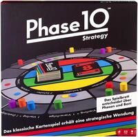 Mattel Games Phase 10 Brettspiel Strategy, interaktives Spiel f&uuml;r die Familie,