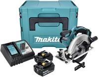 Makita DSS 611 RTJ 18 V Li-Ion Akku-Kreiss&auml;ge 165 mm + Makpac Geh&auml;use + 2 x...