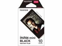 Fujifilm Instax Mini Instant Film, Schwarz, Einzelpackung