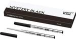 MONTBLANC "Mystery Black 116191 Kugelschreiber Ersatzminen B &ndash; 2 x