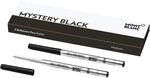 MONTBLANC "Mystery Black 116190 Kugelschreiber Ersatzminen M &ndash; 2 x