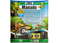JBL 6703600 Manado Dark 5 l, Naturbodengrund für Aquarien, Dunkelbraun