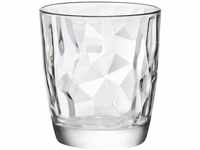 Bormioli Rocco 302260 Diamond Trasparente Whiskyglas, 390 ml, Glas, transparent, 6