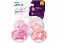 Philips Avent SCF345/22 Ultra Air Dummy 6-18 months, Breathable Orthodontic, BPA