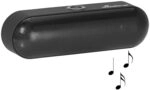 MediaRange Portable Bluetooth&reg; Stereo Speaker, Black