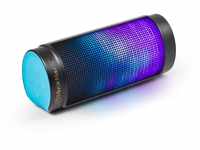 MusicMan Bluetooth LED Light Soundstation BT-X26 blau-schwarz, Bluetooth...