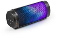 MusicMan Bluetooth LED Light Soundstation BT-X26 schwarz, Bluetooth Lautsprecher mit