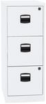 Bisley Home H&auml;ngeregistraturschrank PFA, 3 HR-Schubladen, Metall, 696 Verkehrswei&szlig;,