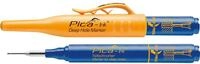 Pica Ink Tieflochmarker blau (1,5mm) I Original Picastift f&uuml;r Handwerker I