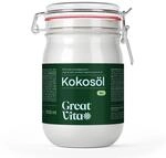 GreatVita Bio Kokos&ouml;l, nativ & kaltgepresst, 1000 ml im B&uuml;gelglas zum Kochen &
