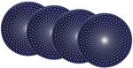 Ritzenhoff & Breker Speiseteller-Set Royal Reiko 4-teilig, &Oslash; 26.5 cm, Runde