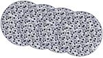 Ritzenhoff & Breker Speiseteller-Set Royal Sakura 4-teilig, &Oslash; 26.5 cm, Runde