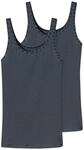 Schiesser Damen 2 Pack Tr&auml;gertop Unterhemd - Modal Essentials