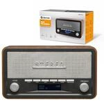 Denver DAB+ K&uuml;chenradio mit Bluetooth, FM und Wecker, Holz | DAB+/FM,...