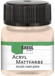 KREUL 75254 - Acryl Mattfarbe, zartrosa im 20 ml Glas, cremig deckende,