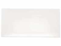 ASA Servierplatte, Porzellan, weiß, 33x17x3 1