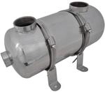 Pool-W&auml;rmetauscher 355 x 134 mm 40 kW