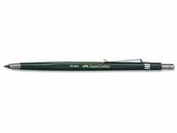Faber-Castell 134600 – Bleistift mechanisch (grün, Kunststoff, schwarz, HB)