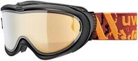 uvex Erwachsene Skibrille Comanche TOP, Black mat, One Size, S5512112030