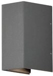 Konstsmide Wandleuchte Cremona | dunkelgrau | LED | 2x3W | 600lm | 7940-370