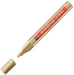 edding 751 Glanzlackmarker - gold (metallic) - 1 Lackmarker - Rundspitze 1-2 mm -