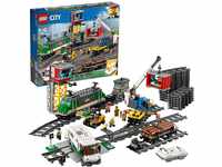 LEGO City Güterzug, Set mit batteriebetriebenem Motor, Bluetooth-Fernbedienung, 3
