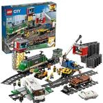 LEGO City Trains G&uuml;terzug - Zug Spielzeug, Gabelstapler, 32 Gleisst&uuml;cke,