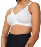 Triumph Damen Sport-BH Triaction Wellness N, ohne B&uuml;gel, Gepolstert, 75B, Wei&szlig;