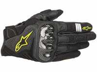 Alpinestars Motorradhandschuhe Smx-1 Air V2 Gloves Black Yellow Fluo, Schwarz/Gelb, S
