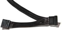 be quiet! Power Cable CS-3420, 2x S-ATA Kabel, einzeln ummantelt, 400 mm L&auml;nge,