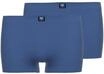Ceceba Herren Short-Pants, Elastan, Baumwolle, Single Jersey, blau, Uni, 2er Pack 5