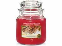 Yankee Candle Duftkerze im Glas (mittelgroß) | Sparkling Cinnamon | Brenndauer bis