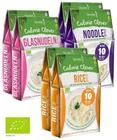 Shirataki Konjak Asia Probierpaket: 2 x Glasnudeln-Style 250g, 2 x Rice-Style 250g, 2