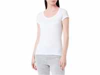Odlo Damen ACTIVE F-DRY LIGHT Baselayer T-Shirt mit Rundhals, White, L