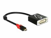 Delock Adapter USB Type-C Stecker > DVI Buchse (DP Alt Mode) 4K 30 Hz