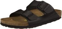 Birkenstock Classic Unisex-Erwachsene Arizona Birko-Flor Pantoletten, Schwarz