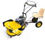 BAMATO Hochgrasschneider Kreiselm&auml;her GS-875 mit RATO Motor | fahrbarem Sitz | 4
