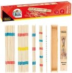 Idena 6060012 - Strategiespiel Mikado mit praktischer Holzbox, Bambus-Material, 41