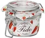 Drahtb&uuml;gelglas 125ml Fido von Bormioli Rocco | Einmachglas, Einkochglas;...