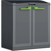 Kis Kunststoffschrank "Moby recycling", 1 St&uuml;ck, anthrazit grau, 9961200 0708 02