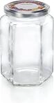 Leifheit Sechskantglas 770ml, Einmachglas, Weckglas ideal f&uuml;r Eingemachtes,
