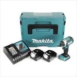 Makita DTD 153 RFJ Akku Schlagschrauber 1/4' 18V 170Nm brushless + 2x Akkus 3,0 Ah +