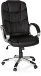 MyBuero 722300 XXL Chefsessel mit Armlehne Relax BY155 Kunstleder Schwarz B&uuml;rostuhl